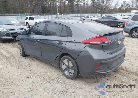 2019 Hyundai Ioniq Hybrid Blue из США, поврежденный, VIN KMHC65LC5KU171526